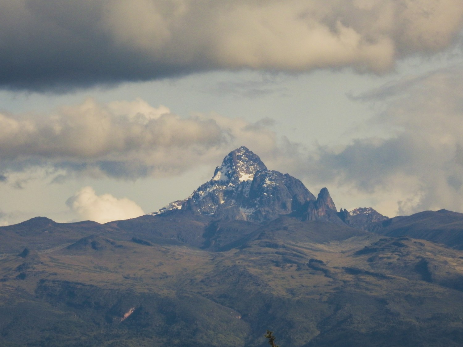 The peaks of Mount Kenya