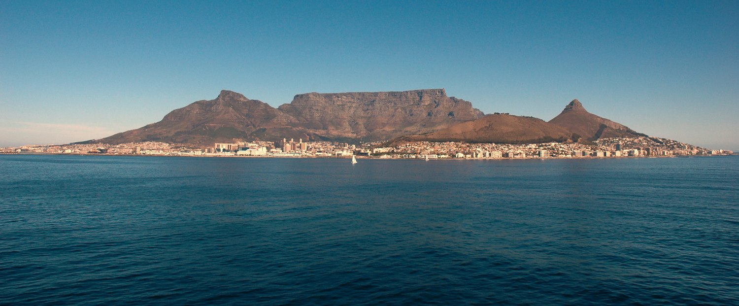 Table Mountain above Cape Town